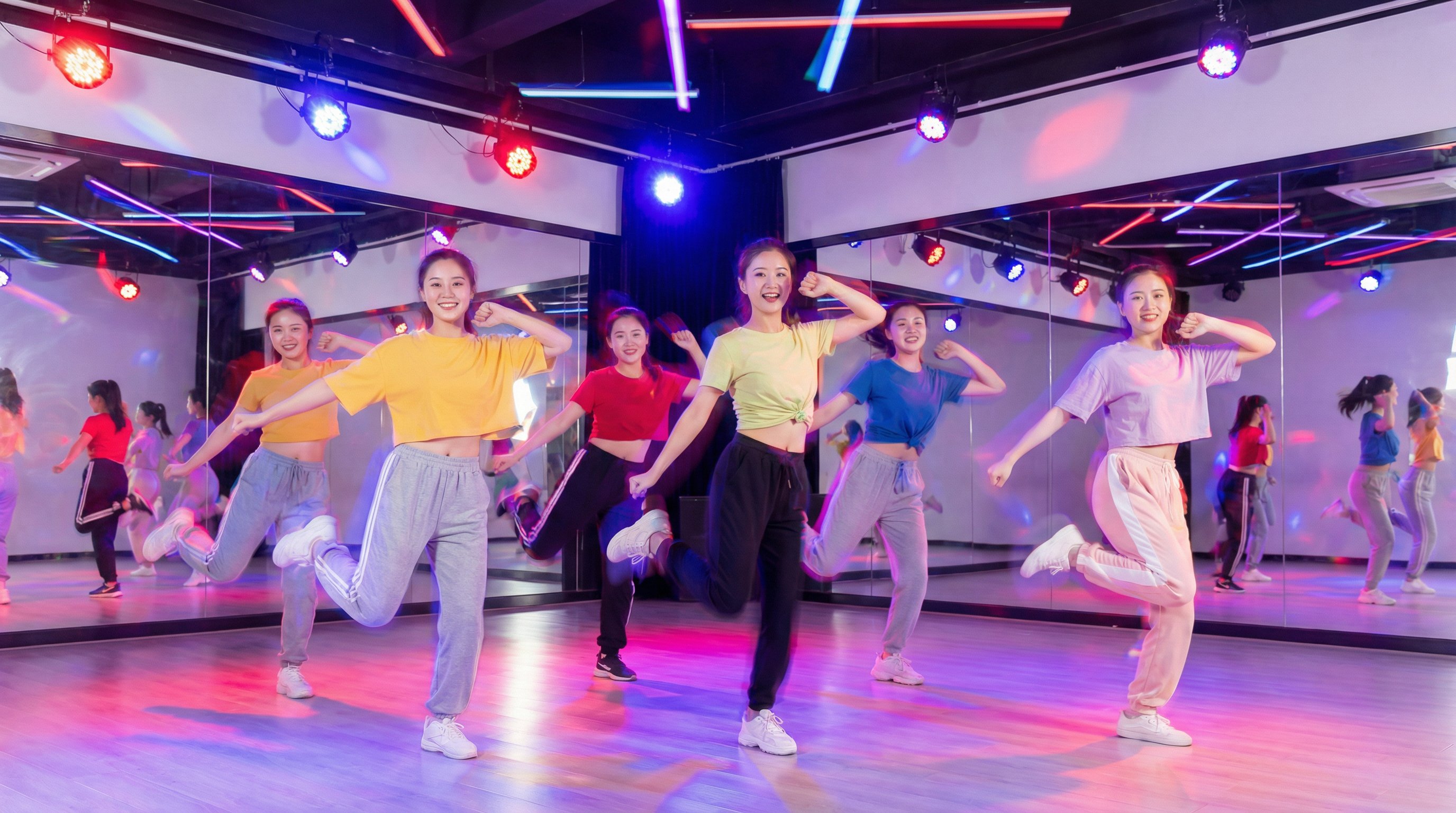 黄色仓库舞蹈短视频